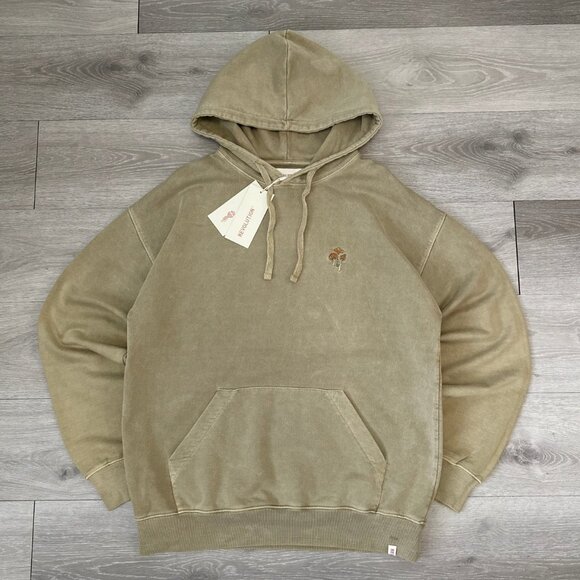 NWT Revolution of 1995 - Men's Mushroom Embroidered Oversized Hoodie Size Large - Picture 1 of 14